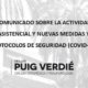 Actividad asistencial y quirúrgica del Dr. Lluís Puig Verdié COVID-19 coronavirus_2