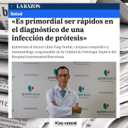 Entrevista al Dr. Lluís Puig Verdié Cirujano Ortopédico y traumatólogo responsable de la Unidad de patología Séptica del Hospital Quirósalud Barcelona